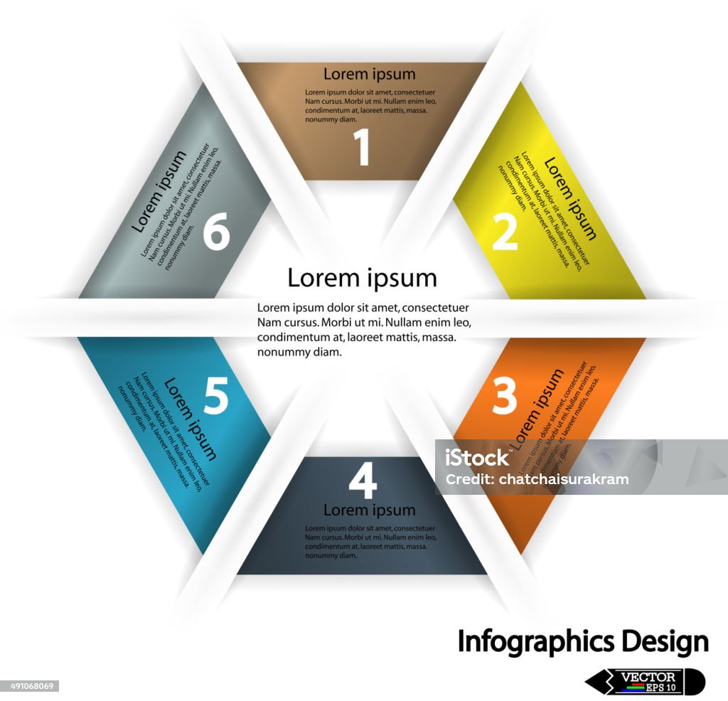 Moderna faixa de opções de Infográficos - Vetor de Abstrato royalty-free