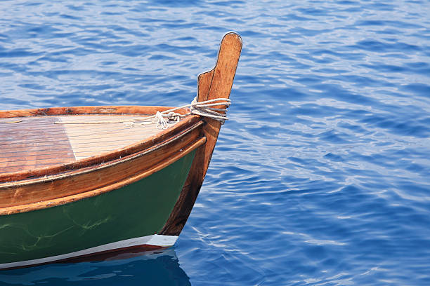 istock Small wooden rowboat 491075788