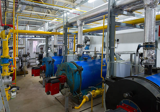 istock Place in a large industrial boiler room 491087800