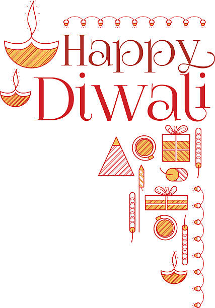 Happy Diwali vector art illustration