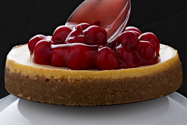 Topping A Cherry Cheesecake