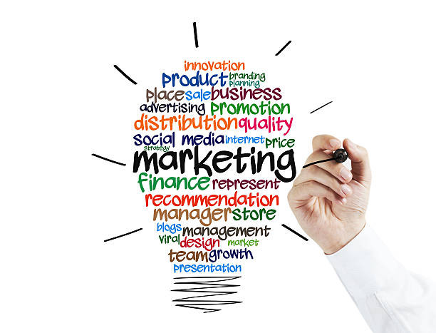 istock Businessman Drawing a Marketing Idea Bulb 491089066