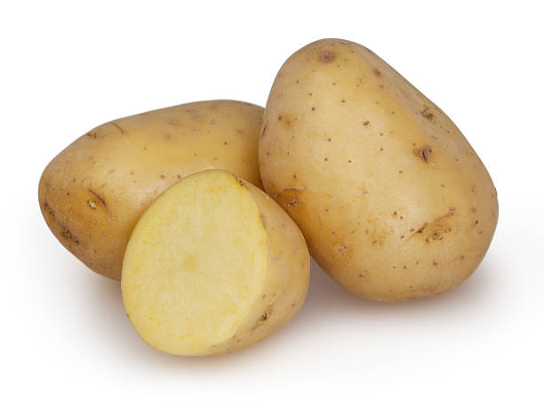 istock Potatoes isolated on white background with clipping path 491089264