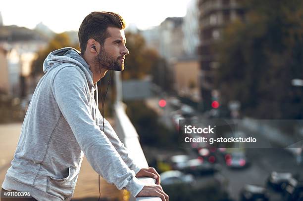 In Love With His City Stock Photo - Download Image Now - 2015, Adult, Adults Only