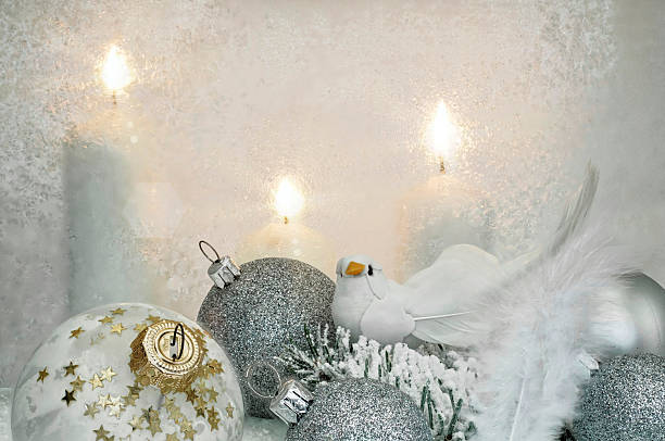 istock Still Life with blurred Christmas decoration 491100988