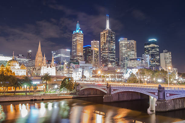 istock Melbourne city night life, Victoria state, Australia. 491103040