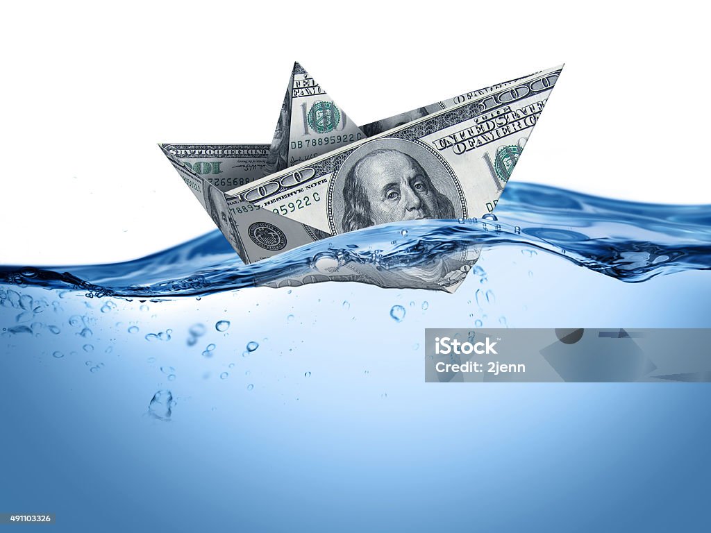 Financial crisis Financial crisis in currency exchange Currency Stock Photo