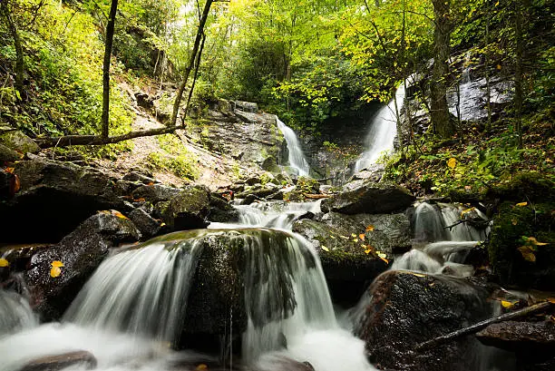 Photo of Soco Falls in Western North Carolina