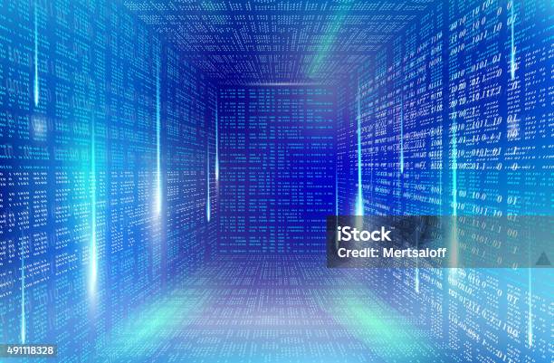 Background Abstract Binary Code Stock Illustration - Download Image Now ...