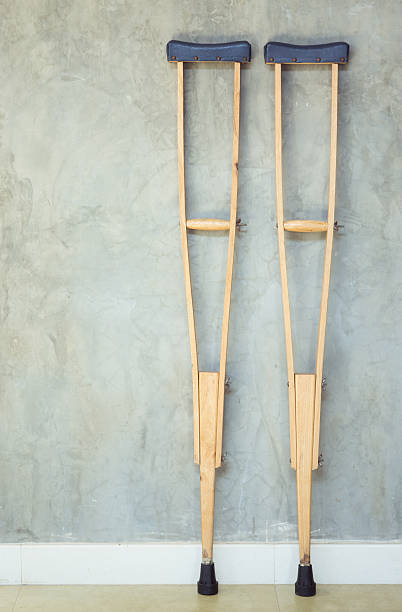 istock pair of crutch 491119470