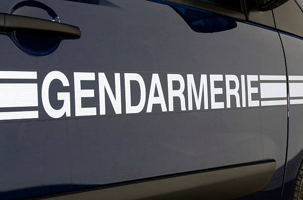istock sign on a gendarmerie emergency vehicle 491132342