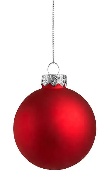 Photo of Red Holiday Bauble