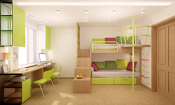 istock Nursery in green shades 491133414
