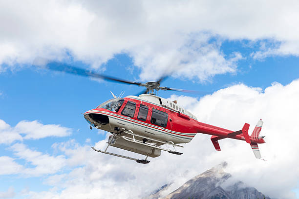 istock Helicopter in the air 491134240