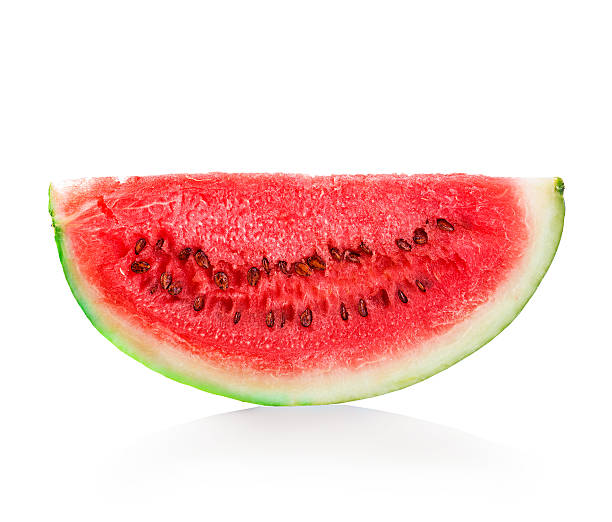 istock slice of watermelon close-up isolated on a white background 491135540