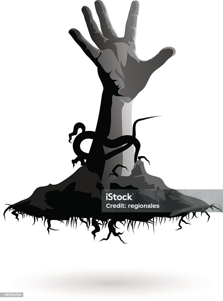 Horror Hand Sign Horror Hand Stock Illustration - Download Image Now - 2015, Adult ...
