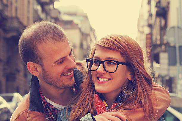 istock Couple enjoying outdoors in a urban surroundings. 491136314