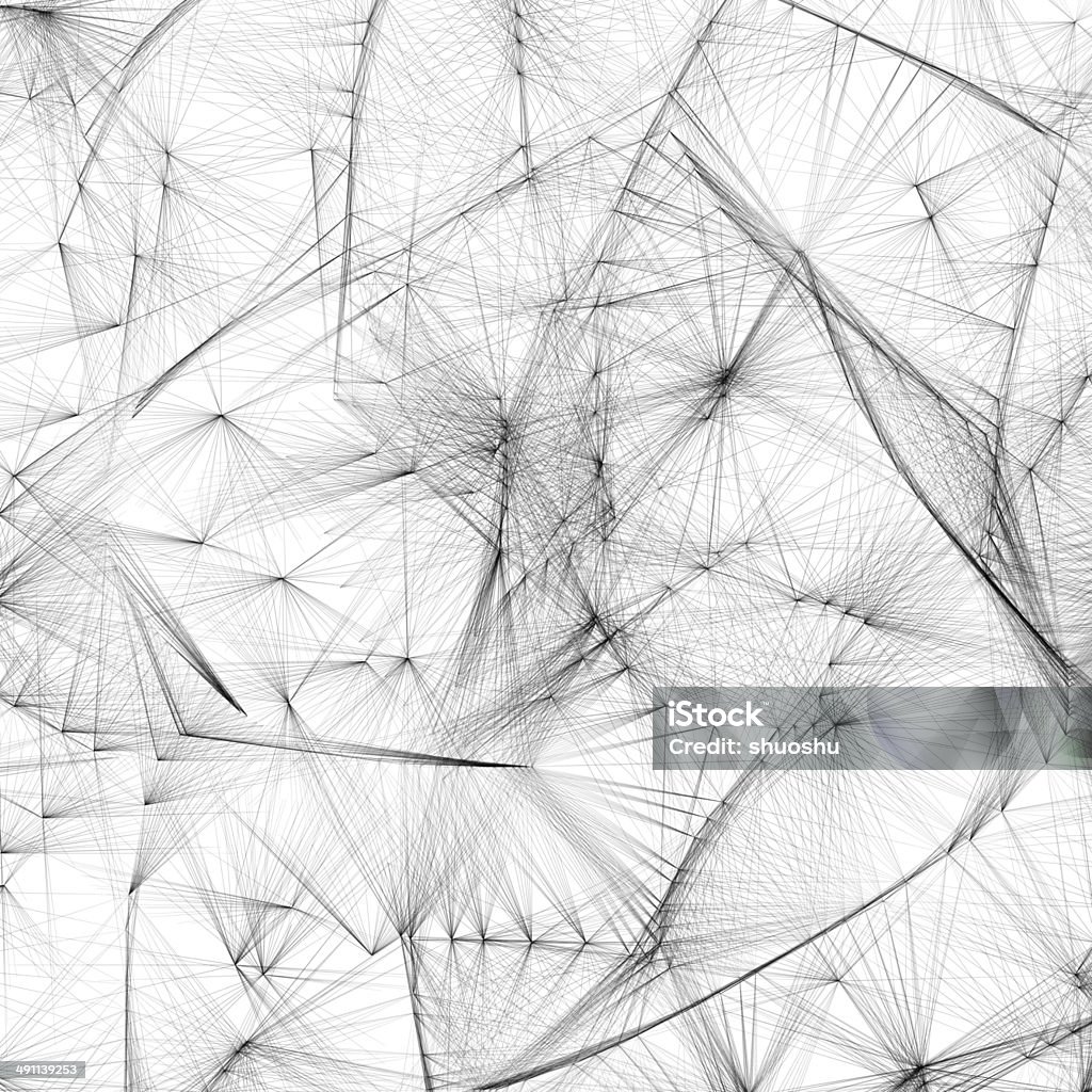 abstract black and white line shape background abstract black and white line shape background,dandelion detail.technology concept background. Pencil Drawing Stock Photo