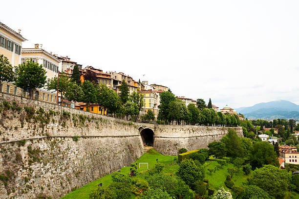 istock Medieval city wall of Bergamo 491142645