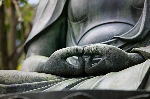 Japan, Tokyo Senso-ji, Buddha hands, close-up