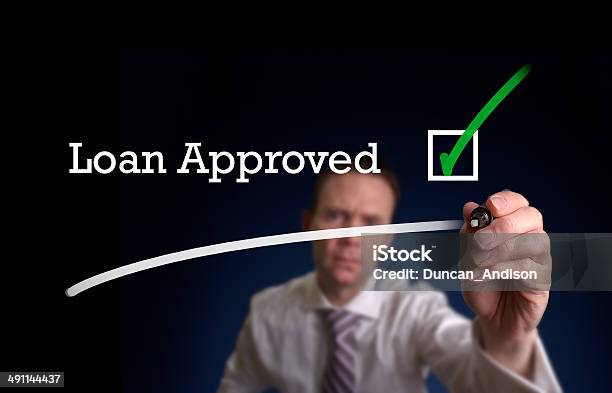 Loan Application Stock Photo - Download Image Now - Financial Loan, Endorsing, Credit Card