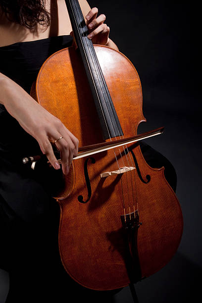 istock Female Musician Playing Violoncello 491146077