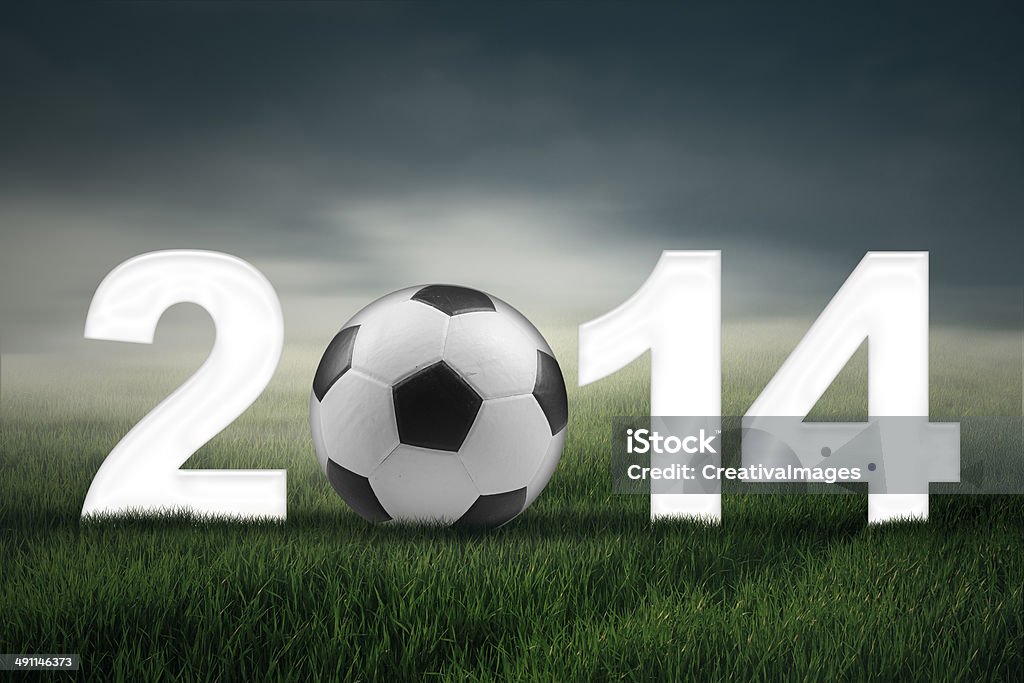2014 년 축구 챔피언십 컨셉입니다 - 로열티 프리 2014년 스톡 사진