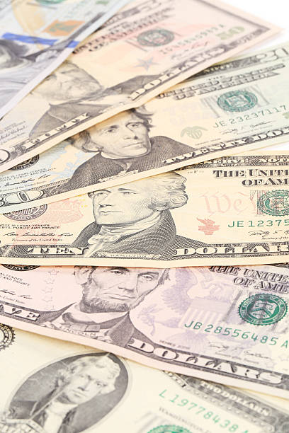 istock Heap of dollar bills. 491146659