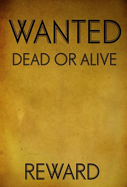 istock vintage wanted poster template 491147009