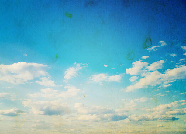 istock Vintage paper texture of retro sky 491147080