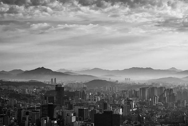 Dystopian Seoul Sunrise