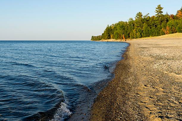 istock Lake Superior Shore in Michigan's Upper Peninsula 491152160