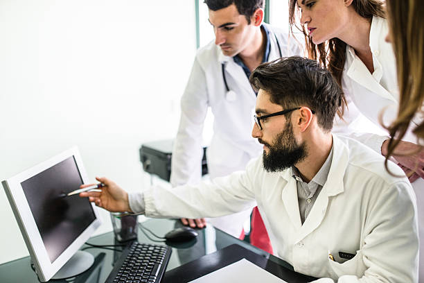 istock Teamwork of doctors in the office for a meeting 491166522