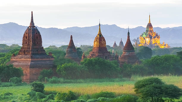 istock ancient temple in Bagan after sunset , Myanmar 491168904