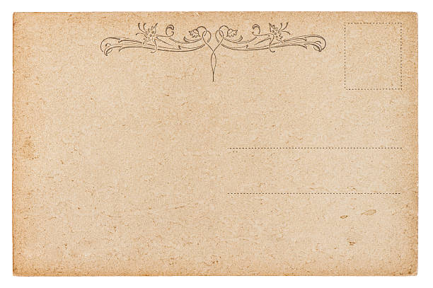 istock Empty postcard. Vintage retro style paper background 491170248