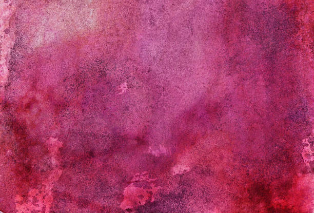 istock Hand painted abstract background with shades of pink 491185394