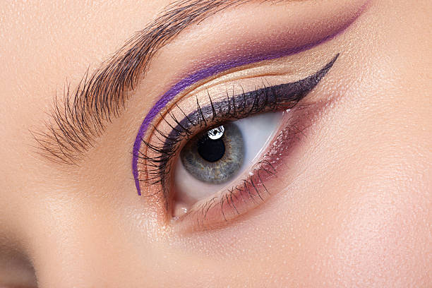 istock Beautiful and colorful eye makeup. 491189252