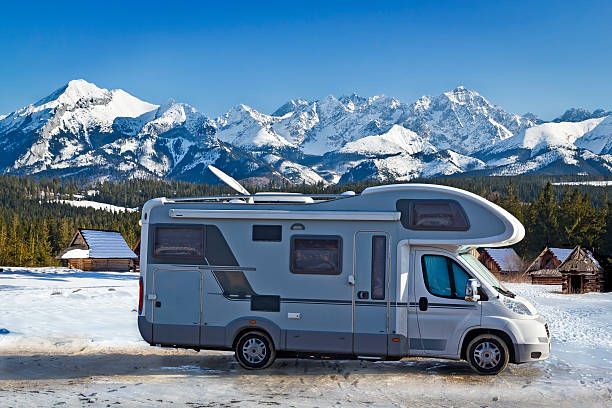istock Mobile Home in the mountains 491200426