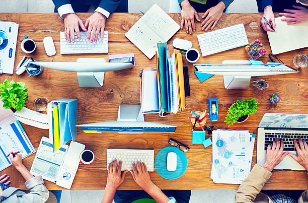 istock People Working in a Conference and Photo Illustration 491201322
