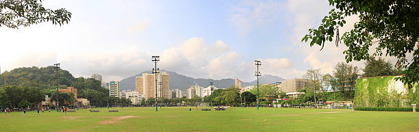 istock beautiful park and play field under good weather 491203357