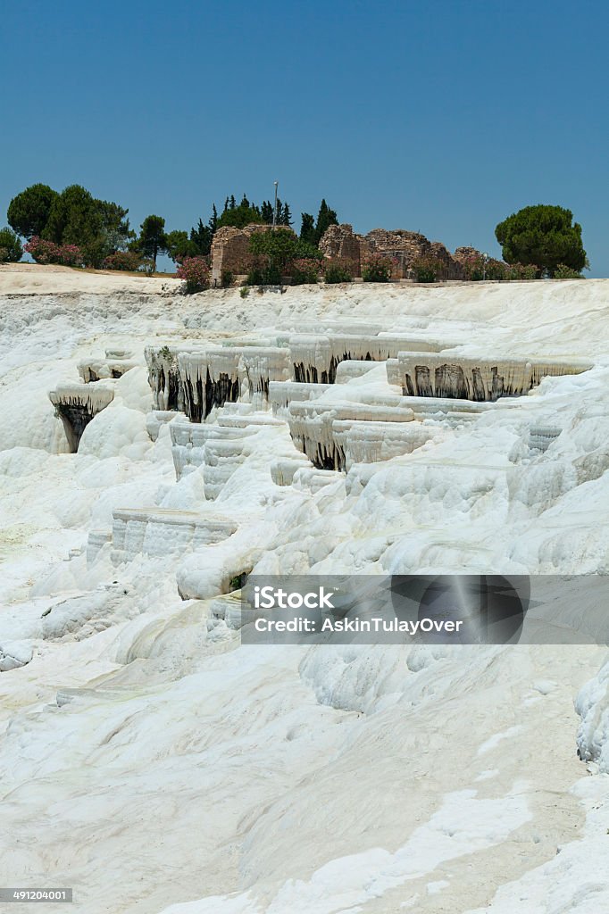 Travertino, Pamukkale - Foto stock royalty-free di Acqua