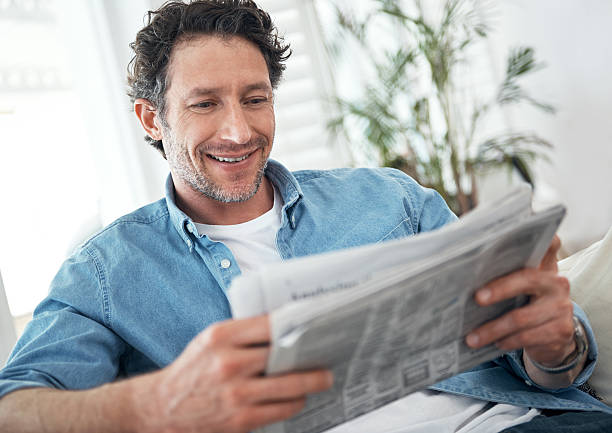 istock Getting his daily dose of news 491205990