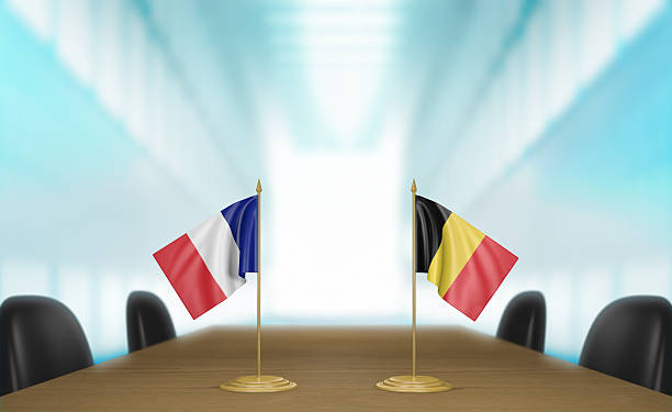 istock France and Belgium relations and trade deal talks 3D rendering 491206324