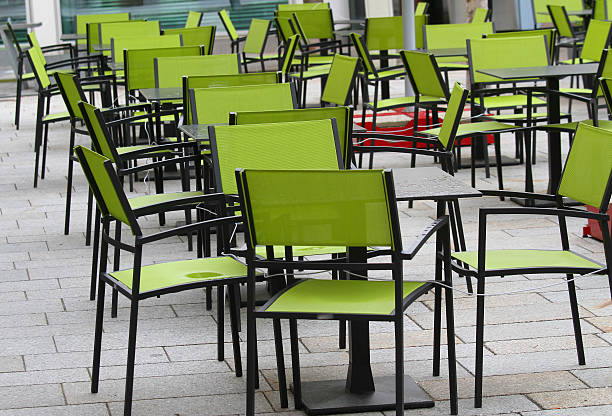 istock chairs and tables a bar with beer garden 491206355