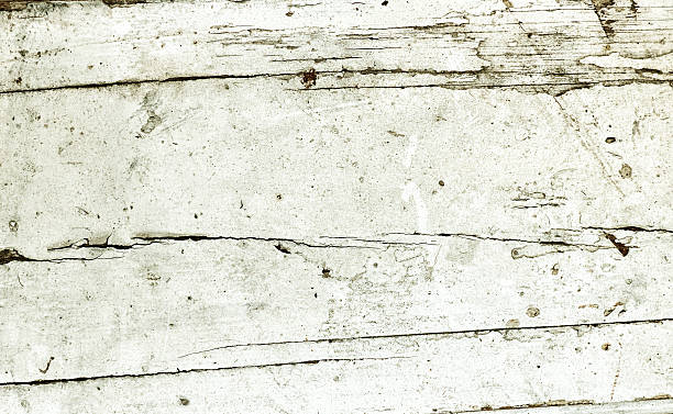 古い白塗りの壁 - old plank outdoors selective focus ストックフォトと画像