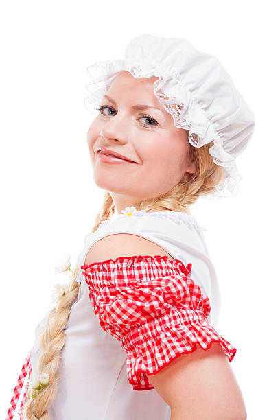 istock Young Country Girl with Long Blond Braids 491207691