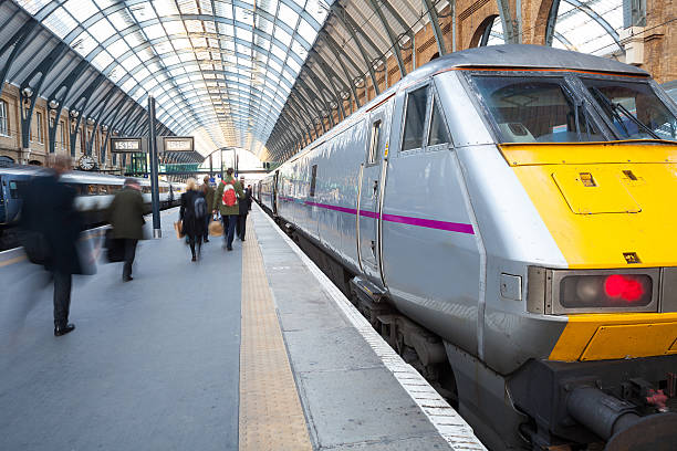 istock Blur Movement people in Rush Hour train station, London, UK 491207937