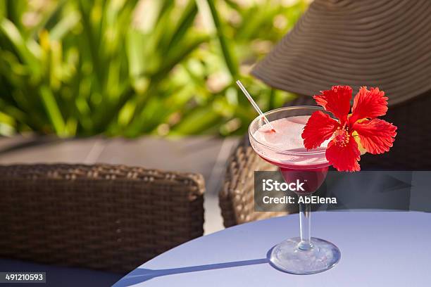 Beautiful Red Cocktail Stock Photo - Download Image Now - Hibiscus, Alcohol - Drink, Drink