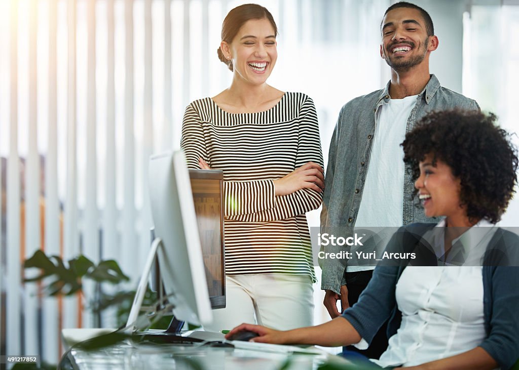 Getting Jobbed Getting The Job Done With A Smile Stock Photo - Download Image Now ...