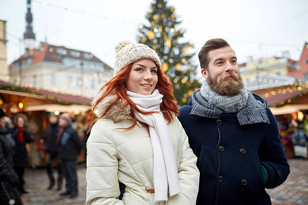 istock happy couple walking in old town 491218552